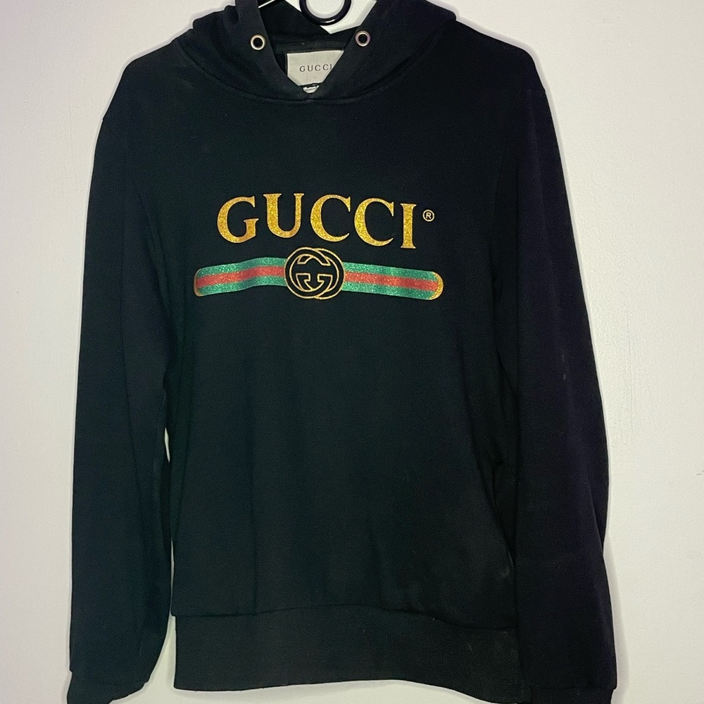 Gucci hoodie with Wolf appliqué US size M